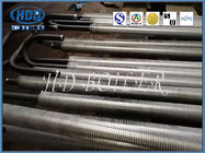 Carbon Steel / Stainless Steel Tabung Sirip Boiler Spiral Fin Tube Heat Exchanger untuk Sistem Boiler