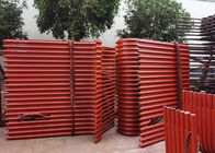 Rangka Baja Q235B Membrane Type Boiler Panel lebih sedikit kebocoran udara