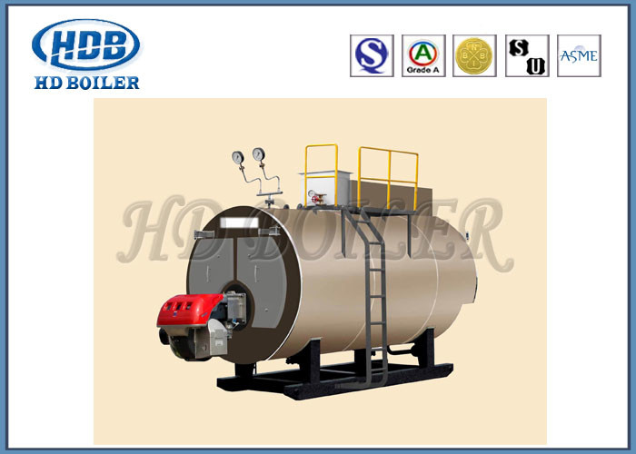Tenaga Industri Steam Boiler Air Panas Multi Bahan Bakar Horizontal Sepenuhnya Otomatis dengan ASME, TUV