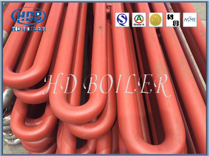 CCC Power Station Painted Steel Superheater Coil 0.8mm Tebal Dinding