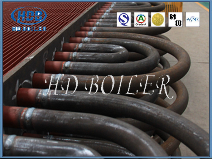 Efisiensi Tinggi Carbon Steel Boiler Sprial Fin Tube Heat Exchanger Struktur Kompak