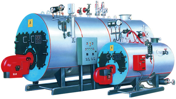 Boiler Air Panas Gas Kustom Gaya Horizontal ISO9001 ASME Grade A SGS EN