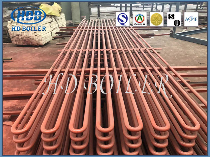 ASME Standard Superheater Dan Reheater Heat Exchange Boiler Parts Efisiensi Tinggi