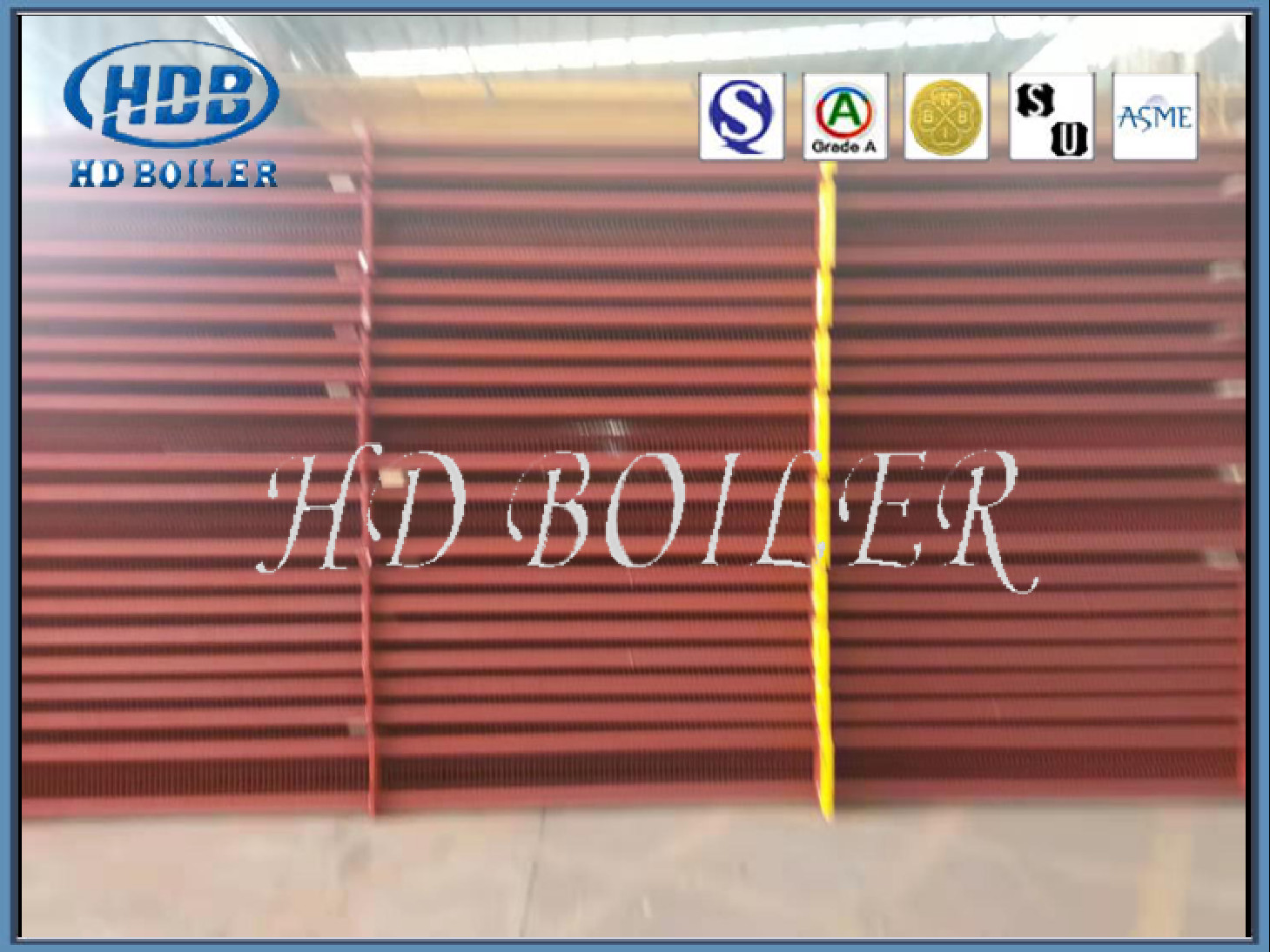 Boiler H Tube Fin Heat Exchanger Untuk Economizer