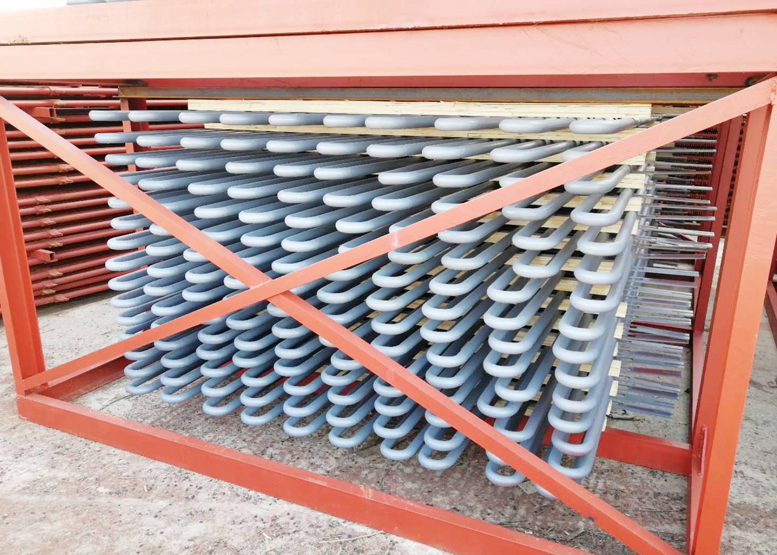 Tabung Superheater Telanjang Baja Tebal Frekuensi Tinggi Melengkung Untuk Ketel Uap